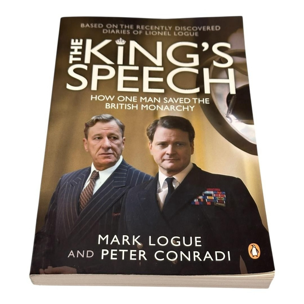 The King's Speech Mark Logue Peter Conradi Biography Nonfiction Paperback Book